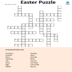 Vorschaubild der VorlageEaster Crossword