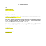 Sample Termination Of Service Letter gratis en premium templates