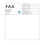 Blank Fax Cover Sheet gratis en premium templates