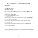 House Hold Family Meeting template Vorschaubild der VorlageHouse Hold Family Meeting template