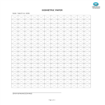 template preview imageIsometric Graph Paper