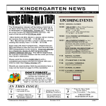 Kindergarten Events Newsletter gratis en premium templates