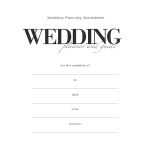 Wedding Day Planner gratis en premium templates