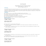 template topic preview image Sample Business Education Teacher Resume
