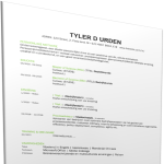 Professioneel Curriculum Vitae Sjabloon gratis en premium templates