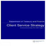 Client Service Strategy gratis en premium templates