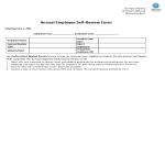 template preview imageAnnual Employee Self Review Form