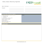 template topic preview image Daily Sales Meeting Agenda