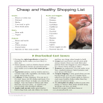 Grocery Shopping List gratis en premium templates
