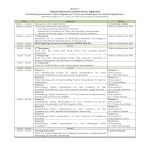 International Conference Agenda Sample gratis en premium templates