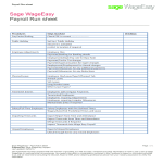 Payroll Run Sheet gratis en premium templates