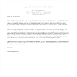 Legal Administrative Assistant Cover Letter gratis en premium templates