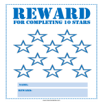 Star Reward Chart for Kids gratis en premium templates