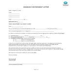 image Demand for Payment Letter