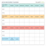 template topic preview image Weekly Social Media Calendar