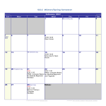Printable Blank House Calendar gratis en premium templates