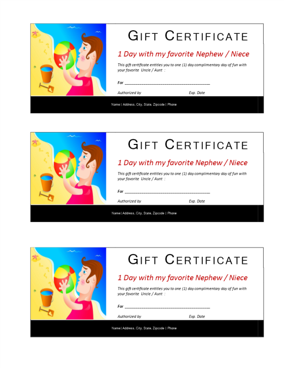 template preview imageOne Day Fun Certificate