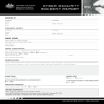 Vorschaubild der VorlageCyber Security Incident Report