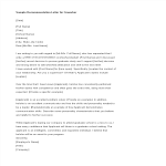 Sample Recommendation Letter For Coworker gratis en premium templates