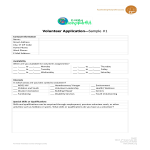 Non Profit Success Volunteer Application Template Pdf Format gratis en premium templates