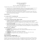 Basic Entry Level IT Resume gratis en premium templates