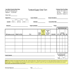 template topic preview image Textbook Supply Order