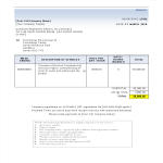 template topic preview image Project Service Invoice Word