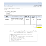 Project Service Invoice Word gratis en premium templates