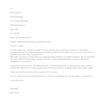 Vorschaubild der VorlageMedical Representative Resignation Letter
