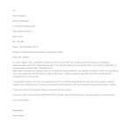 Medical Representative Resignation Letter gratis en premium templates