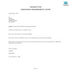 Proposal Request for Additional Requirements Letter gratis en premium templates