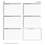 template topic preview image Printable to-do list 5-days weekly plan