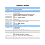 Professional Conference Agenda gratis en premium templates