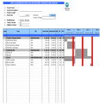 Gantt Chart Werkblad gratis en premium templates