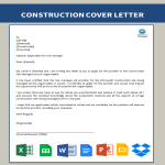 Construction Cover Letter For Resume gratis en premium templates