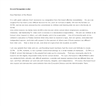 Board Resignation Letter template gratis en premium templates