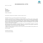 Letter Of Recommendation For Permanent Employment gratis en premium templates