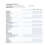 Company Profit and Loss sheet in MS Excel gratis en premium templates