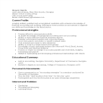 template topic preview image Resume Sample For Fresh Graduate Accounting