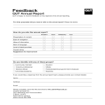 template topic preview image Feedback Report