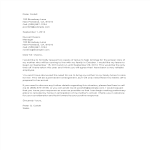 Formal Leave Letter To Manager gratis en premium templates