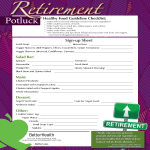 Retirement Potluck Signup Sheet gratis en premium templates