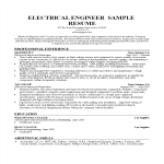 Electrical Engineer Curriculum Vitae gratis en premium templates