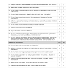 Vorschaubild der VorlageSecurity Audit Checklist