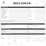 image Format of Biodata