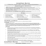 template topic preview image Sample Resume Hr Generalist