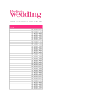 Wedding Guest List Organizer in Excel gratis en premium templates