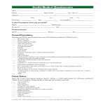 template topic preview image Medical Questionnaire