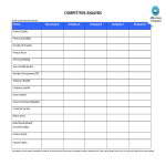 Competitive Analysis template gratis en premium templates