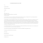 Formal Candidate Rejection gratis en premium templates